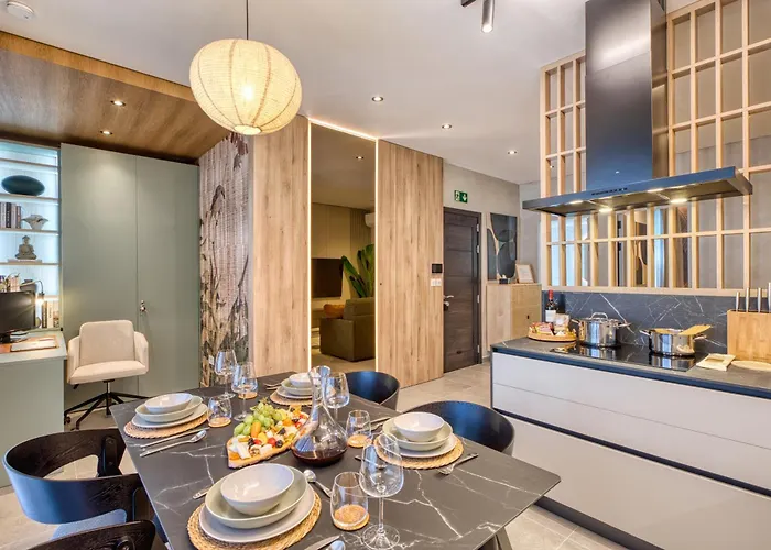 그지라 Designer Penthouse Near Promenade Including Bbq Terrace 아파트 사진